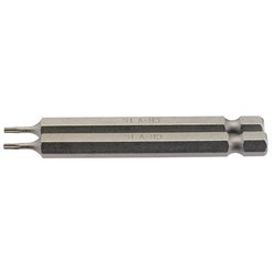 Draper TX-STAR® Insert Bit, 1/4" Hex, 75mm Long, T6 (Pack of 2)