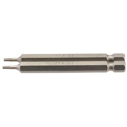 Draper TX-STAR® Insert Bit, 1/4" Hex, 75mm Long, T7 (Pack of 2)