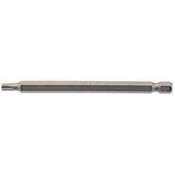 Draper TX-STAR® Insert Bit, 1/4" Hex, 100mm Long, T25 (Pack of 1)
