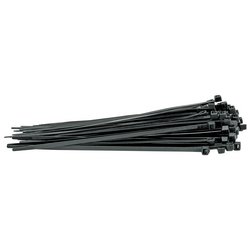 Cable Ties, 4.8 x 200mm, Black (Pack of 100)