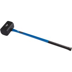 Rubber Dead Blow Hammer with Fibreglass Shaft, 3.6kg/8lb
