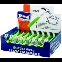 Easy Find Claw Hammer, 450g/16oz
