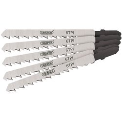 Draper Expert DT101D Jigsaw Blade Set, 100mm (5 Piece)