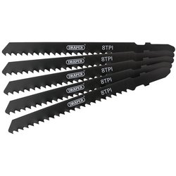 Draper Expert DT111C Jigsaw Blade Set, 100mm (5 Piece)