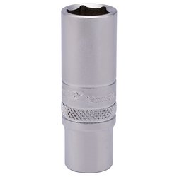 Draper Expert 6 Point Deep Socket, 1/4" Sq. Dr., 12mm