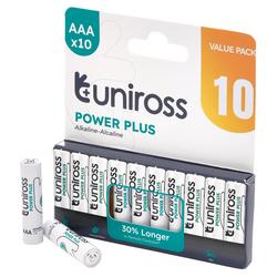 Uniross LR03 AAA Power Plus Alkaline Batteries (Pack of 10)