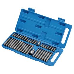 Draper TX-STAR® Hex. & Spline Mechanics Bit Set, 3/8, 1/2" Sq. Dr. (40 Piece)